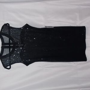 Express Black sequin dress, NWT,  M